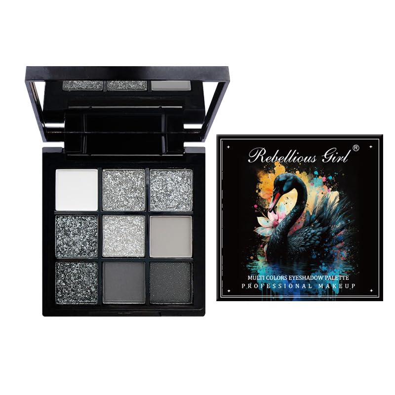 VERONNI 9-Color Eyeshadow Palette - Shimmer & Matte
