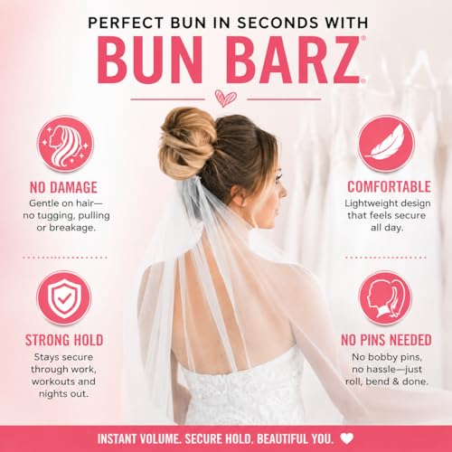PONY-O No Damage Ponytail Holder & Bun Maker - 2 Pack