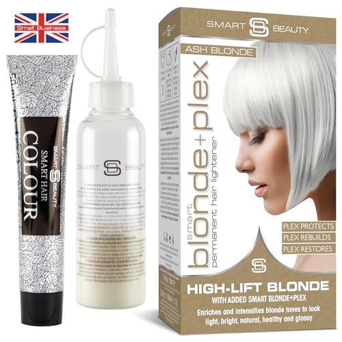 Smart Beauty Ash Blonde Hair Dye & Plex Conditioner - Permanent Vegan Blonde Toner