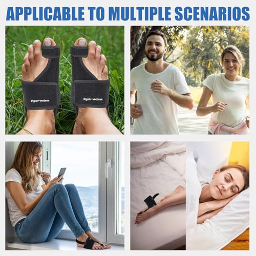 Bunion Corrector with Aluminum Bar – Day & Night Support for Men & Women
