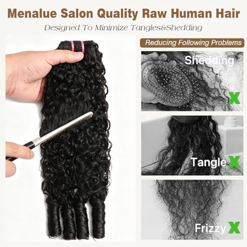 16A Burmese Curly Human Hair Bundles 16-20 Inch