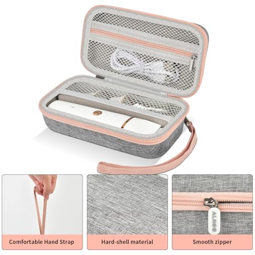 ALKOO Case for Risina Women's Bikini Trimmer & Electric Razors- Travel Holder for Pubic Hair Trimmer, Lady Shaver, Intimate Grooming Tools & Accessories, Storage- Blue (Box Only)