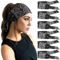 DRESHOW 6-Pack Adjustable Knotted Headbands for Women
