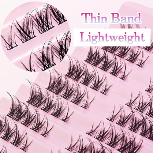 Wispy Cat Eye Lash Clusters - C Curl 9-14mm