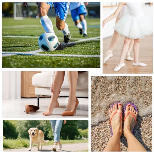 55cm Long Foot Peel Mask,Baby Soft Foot Mask,Exfoliating Foot Peeling Mask for Dry Cracked Feet,Make your feet and legs soft and smooth.(3 Pairs)