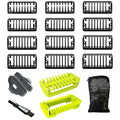 Norelco Trimmer Guide Comb Set 0.5-9mm, 17 Pieces