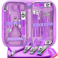 16-Piece Stainless Steel Manicure & Pedicure Set with Travel Case