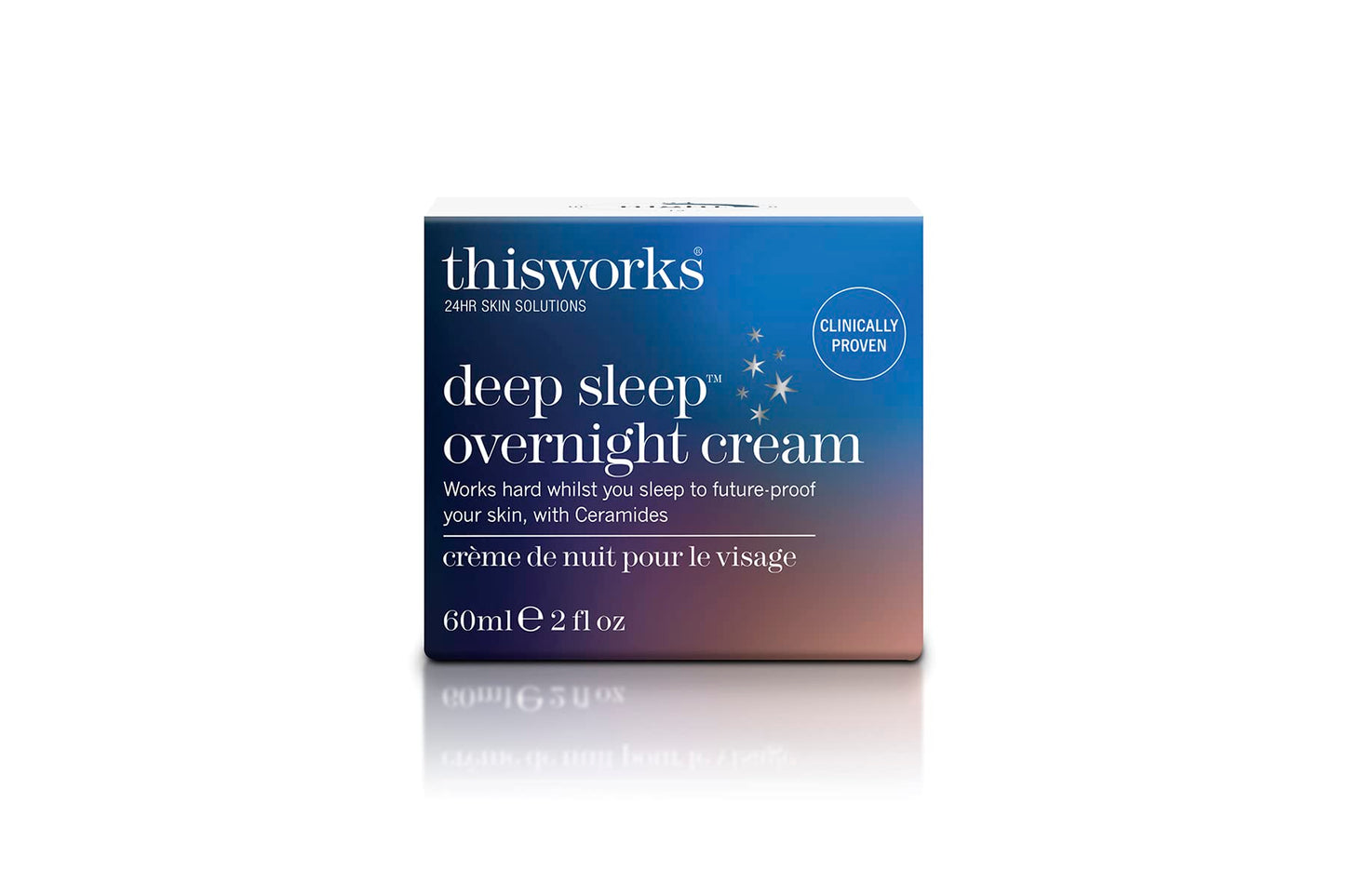 THISWORKS Deep Sleep Overnight Face Cream with Persian Silk Tree Extract, Ceramides & Copper PCA, to Help Fight Signs of Fatigue & Support Skin Renewal, 60ml