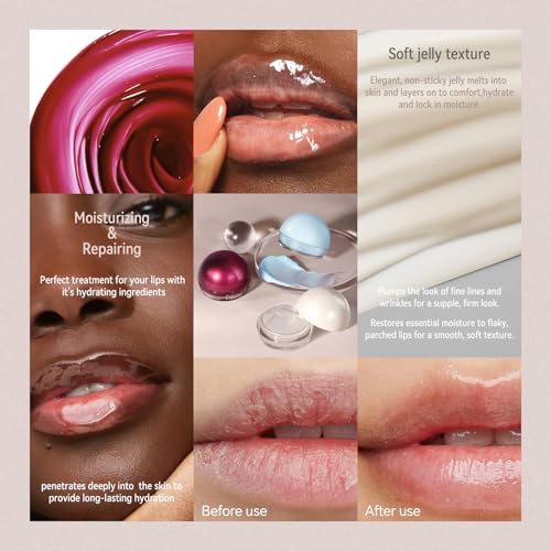 Moisturizing Overnight Lip Mask Vitamin E Lip Butter Repair Sleeping Lip Balm For Hydrated, Full Looking & Irresistible Lips(0.2 Fl Oz),Cherry