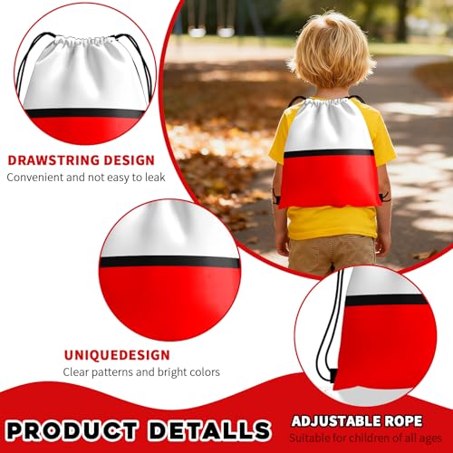 Cartoon Party Favor Set - 12 Drawstring Bags, Notebooks & Gifts