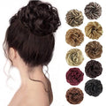 Messy Bun Hair Piece Scrunchie - Dark Brown Synthetic Hair Extension