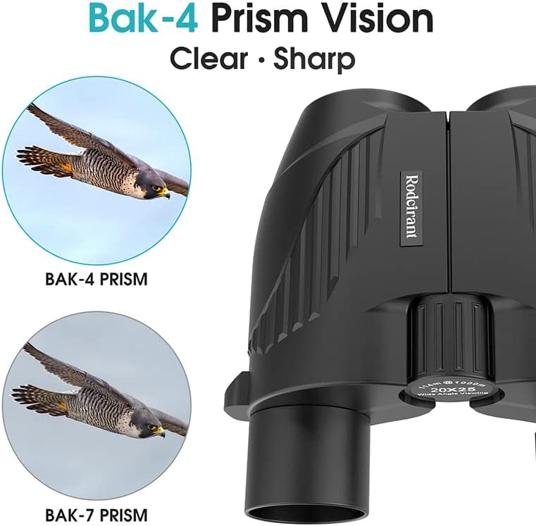 20X25 Compact Binoculars for Adults and Kids,Large Eyepiece Waterproof Binocular，Easy Focus Small Binoculars for Bird Watching,Hiking and Concert