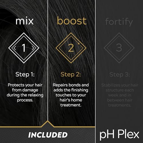 LIW pH Plex Relaxer Steps 1 & 2 Hair Treatment Sachet