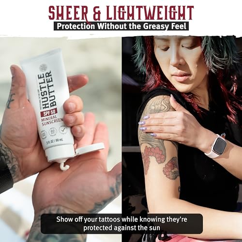 Hustle Butter Tattoo Sunscreen SPF 50 - 3 oz
