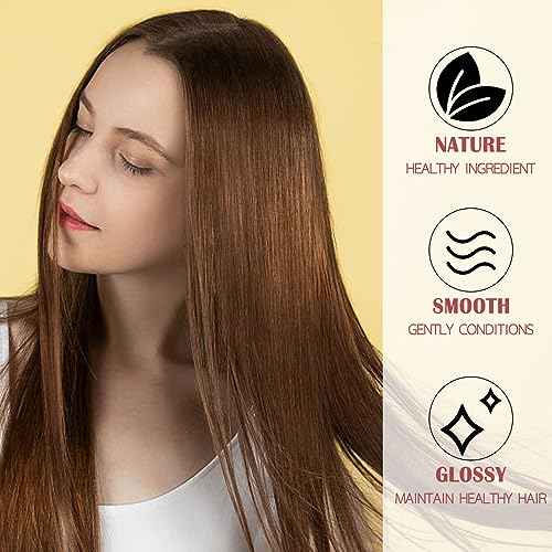 WOZUTUNT Heat Protectant Spray for Hair - Coconut- Thermal Protector Spray - Paraben & Dye Free Travel Size - 3.4fl oz