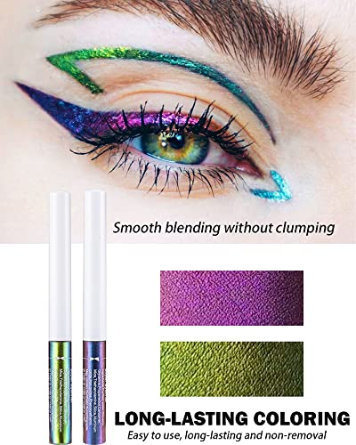 Chameleon Glitter Eyeliner Liquid - Multichrome Gold Metallic