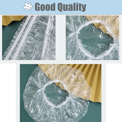 Large Size Disposable Shower Caps 50cm Waterproof Hair Cover Pack of 100