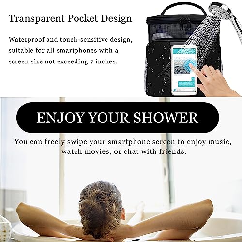 Shower Caddy Toiletry Bag with Hanging Hook | Water-Resistant Travel Organizer