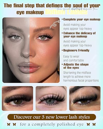 Bottom Lash Clusters 240pcs - Wispy DIY Eyelash Extensions