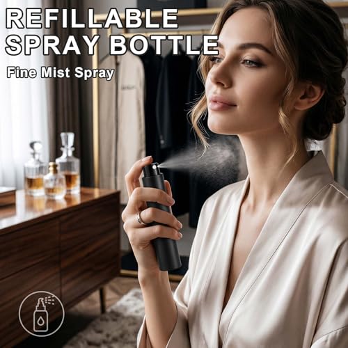 Chedin 10ml Refillable Travel Perfume Spray Bottle Set - 3 PCS