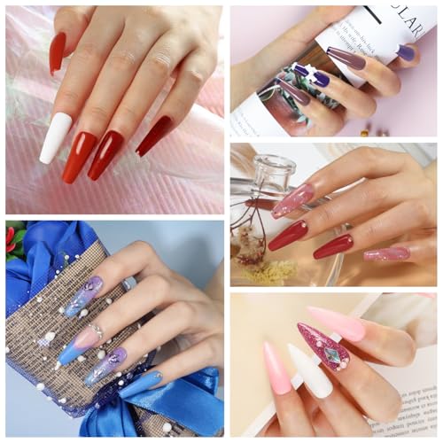 COSCELIA 53Pcs Gel Nail Polish Kit with UV Light & Electric Drill - 35 Colors
