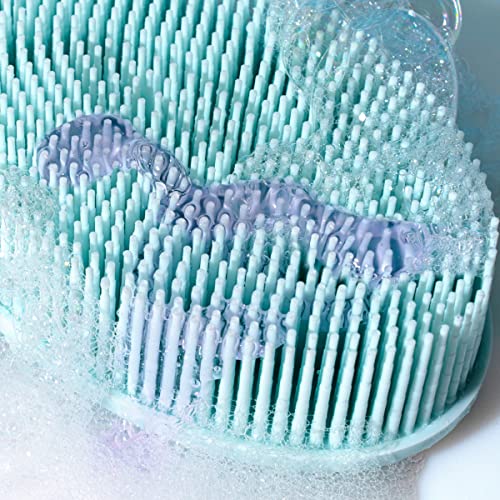 Freeman Premium Silicone Body Scrubber, Exfoliating & Massaging, Double Sided Silicone Scrubber, Durable & More Hygienic Than Loofah, for Men & Women, Cruelty-Free Shower & Bath Accessory, 1 Count