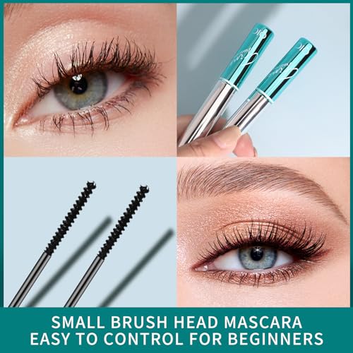 4D Ultra Fine Mascara for Thin Lashes, Lengthening & Thickening