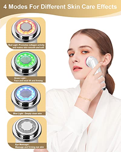 VOFEL 4-in-1 Face Massager with Red Blue Green Light