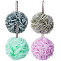Loofah Bath Sponge Exfoliating Shower Pouf 4 Pack