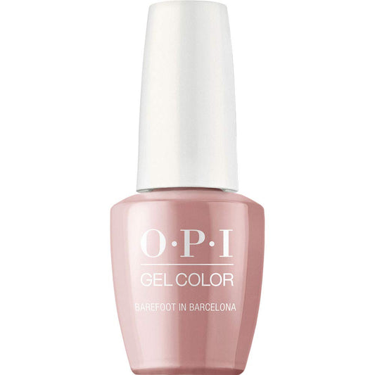 OPI GelColor, Barefoot in Barcelona, Nude Gel Nail Polish, 0.5 fl oz