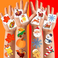 Winthrop 240 Pcs Holiday Temporary Tattoos for Kids