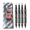 4Pcs Stamp Eyeliner Set - Winged Double Head Waterproof