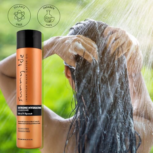 Sunny Isle Jamaican Black Castor Oil Extreme Hydrating Conditioner, Orange, 10 Fluid Ounce, Packaging May Vary