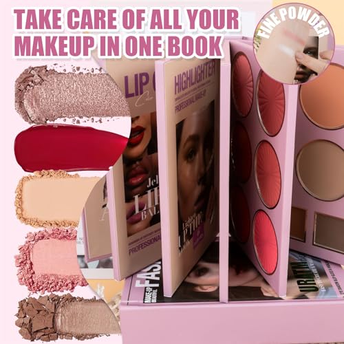 RoseFlower 24 Color Eyeshadow Palette Makeup Set