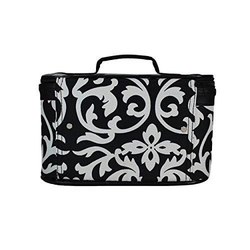 World Traveler Women's 2-Piece Cosmetic Case Set, Owl Black
