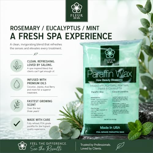 Fleur De Spa Paraffin Wax Refill - 6lb Moisturizing Blend