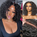 LUVME HAIR 5X5 Deep Curly 12 Inches 100% Human Wigs Glueless Lace