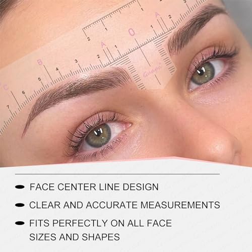 Guapa 8-Piece Eyebrow Makeup Tool Set with Microblading Stencils