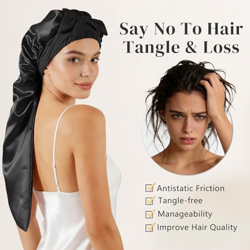 ZIMASILK 19 Momme Mulberry Silk Bonnet for Sleeping