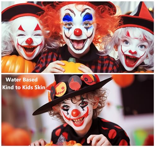 Red White Blue Face Paint Stick - Washable Halloween Makeup