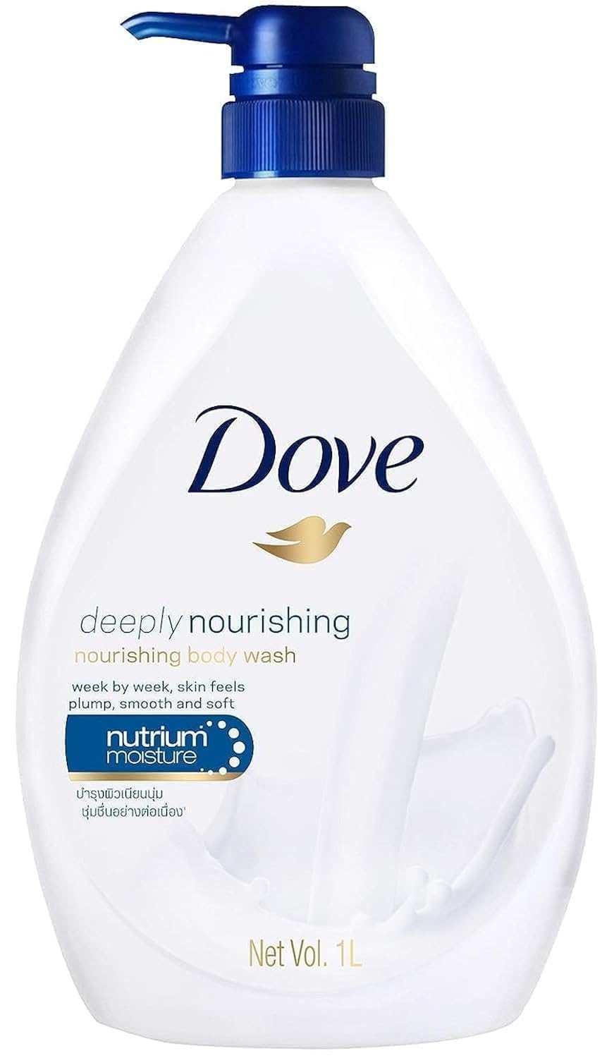 Dove Body Wash 33.8Oz W/Pump Deeply Nourishing Pack (Deeply Nourishing, 1)