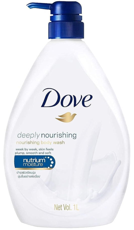 Dove Body Wash 33.8Oz W/Pump Deeply Nourishing Pack (Deeply Nourishing, 1)