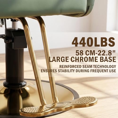 Tythical Salon Chair - Reclining Hydraulic Barber Styling Chair