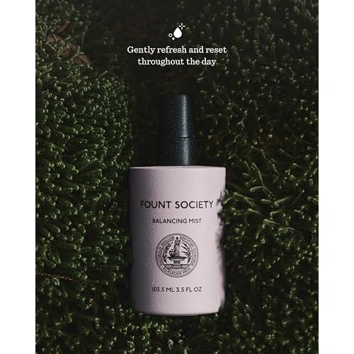 Balancing Face Mist - 3.5 fl oz Refreshing Rosewater Facial Mist for Hydration & pH Balance - Lightweight, Soothing Formula with Snow Mushroom - Vegan & Cruelty-Free