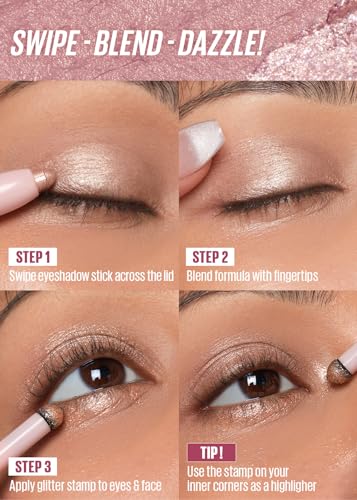 Kaja Wink Dazzle 03 Peach Shimmer Eyeshadow Stick