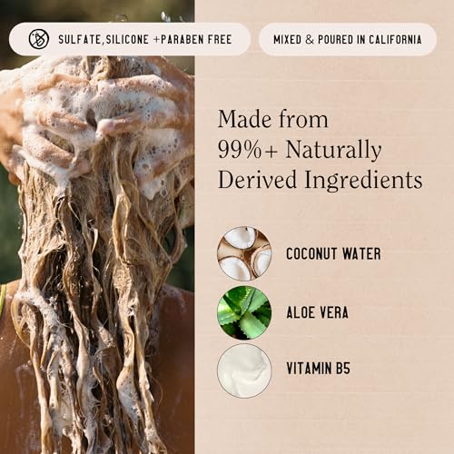 California Naturals Toasted Coconut Shampoo - Sulfate Free, All Hair Types, 20 fl oz
