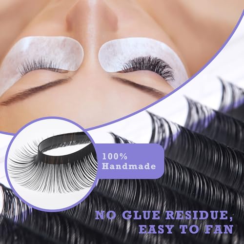 Lash Clusters Extensions Kit 320pcs C/CC/D Wispy