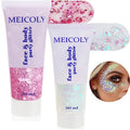 Pink Holographic Body Glitter Gel Set - Face & Festival Makeup