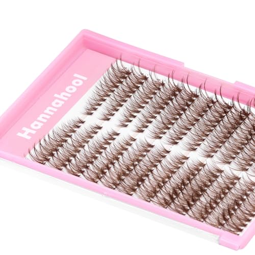 12 Rows 30D Volume Cluster Lashes Mixed 14-16-18mm Brown