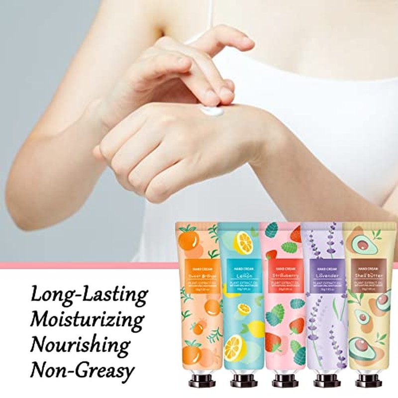 10-Pack Natural Hand Cream for Dry Cracked Hands
